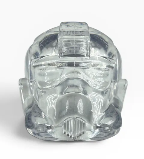 Official Lego Star Wars Unreleased Proto Monochrome Trans Clear TIE Pilot Helmet