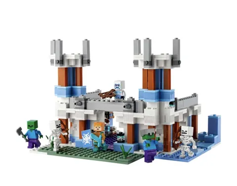LEGO Minecraft Ice Castle 21186 Complete, No Box RETIRED