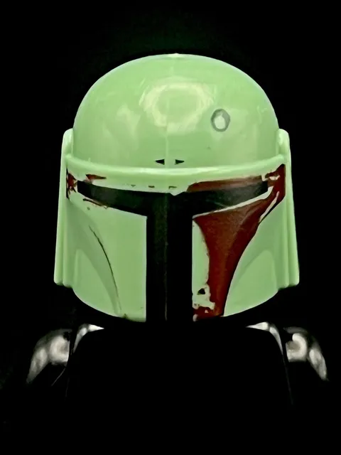 Lego Star Wars Boba Fett Misprint Minifigure Helmet Rare Prototype Error Test