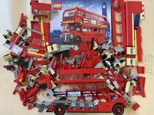 LEGO Creator Expert 10258 London Bus w/ Manual Parts Not Inventoried