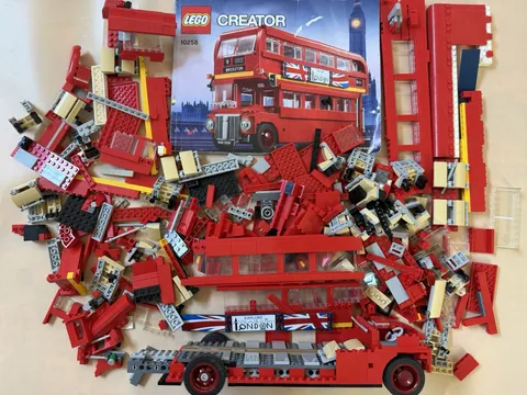 LEGO Creator Expert 10258 London Bus w/ Manual Parts Not Inventoried