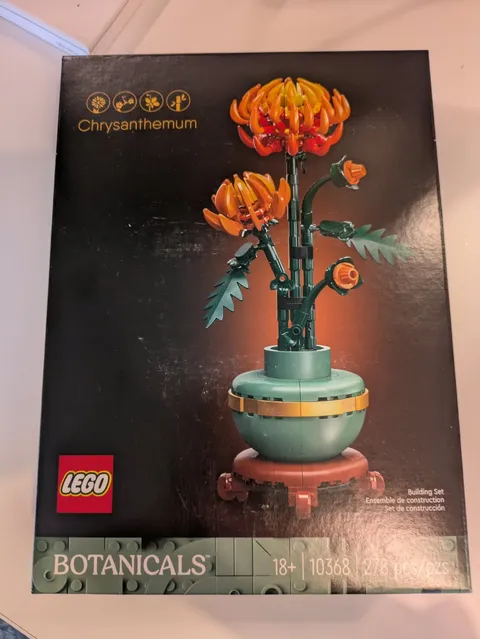 LEGO BOTANICAL COLLECTION Chrysanthemum Block Building Toy 10368