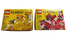 LEGO Classic 10707 + 10709 Pocket Travel Build Sets - New Sealed Retired