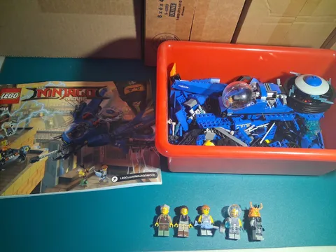 The Lego Ninjago Movie Set 70614 The Lightning Jet 2017 (READ DESCRIPTION)