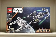 LEGO Star Wars 75348 Mandalorian Fang Fighter vs TIE Interceptor New Sealed