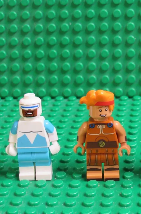 Lot of 2 LEGO Disney Series Minifigures Frozone Hercules Incredibles DL61