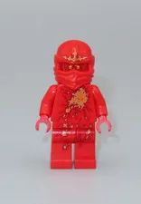 LEGO Kai NRG Ninjago Red energy pattern minifigure Ninja 9591