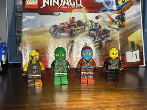 LEGO NINJAGO Masters of Spinjitzu Minifigure Lot of 4 Lloyd 70600
