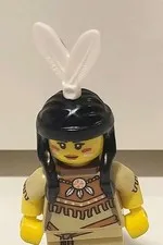LEGO Tribal Indian Woman Minifigure 71011 Collectible Series 15 