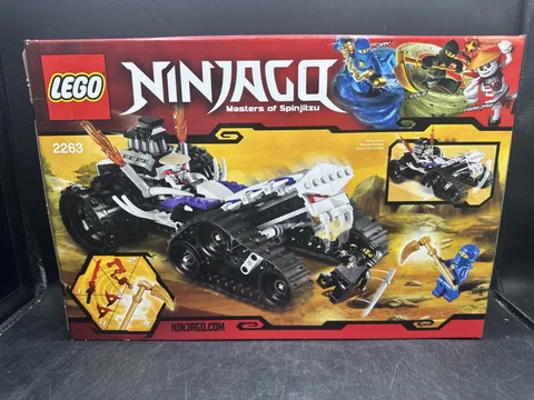 LEGO NINJAGO 2263 SEALED Turbo Shredder Masters of Spinjitzu 298pc Box 2011