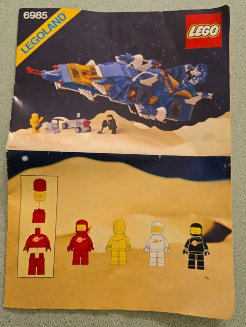 Lego Space Cosmic Fleet Voyager (6985) - Instruction Manual Booklet ONLY