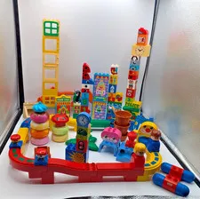 Vintage LEGO Duplo Tyco Sesame Street Count Primo Bulk Mixed Toy Lot 10+ lbs