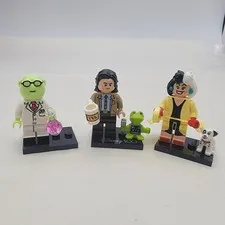 LEGO Minifigures Lot: Cruella De Vil, Loki & Dr Bunsen Honeydew . Lot Of 3