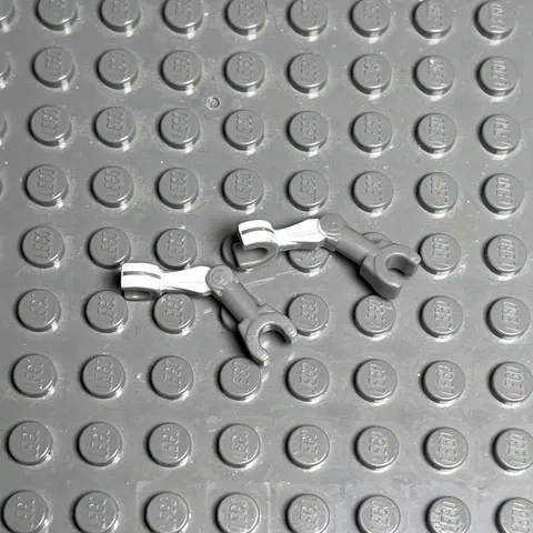 Lego Star Wars Minifigure Arms Lot 87568pb02 General Grievous sw0515 White 1A