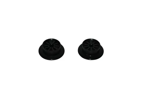 2 Lego® 12V TRAIN Railway Wheel for Axis BLACK NO PIN