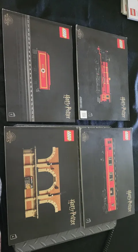 LEGO 76405 Manuals Complete Instructions Set 1-4 Harry Potter Hogwarts Express!!