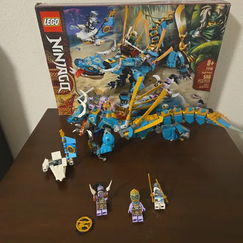 LEGO NINJAGO 71746 Jungle Dragon The Island w/ 3 Minifigures Missing Llloyd
