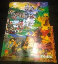 ⭐Lego Pirates Indigo Islanders 1994 Large Poster⭐