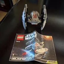 LEGO Star Wars Vulture Droid Microfighter 75073 77 pcs No Box or Minifigure