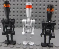 LEGO Star Wars Minfigures IG-88 sw0151 (Silver) & 2X Assassin Droid Elite sw0222