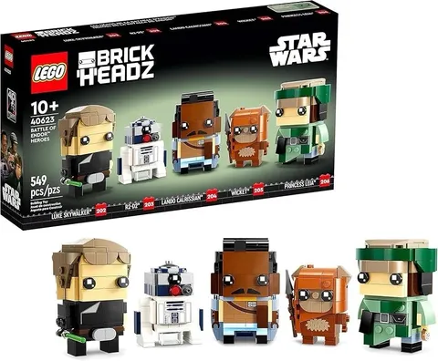 LEGO BRICKHEADZ: Battle of Endor Heroes (40623) New/Sealed
