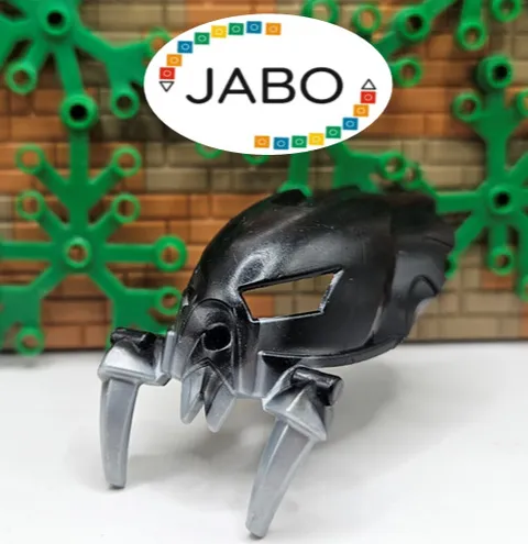 (S17 / 2 / 36) LEGO Bionicle 60916pb01 Mask Mask Shelek Pearl Black