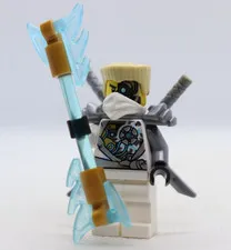 Zane Rebooted Scarred 70724 White Ice Ninja Ninjago LEGO Minifigure Figure