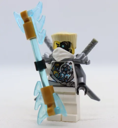 Zane Rebooted Scarred 70724 White Ice Ninja Ninjago LEGO Minifigure Figure