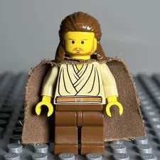 LEGO Star Wars Episode 1 sw0027 Qui-Gon Jinn Yellow Head Minifigure 3i4