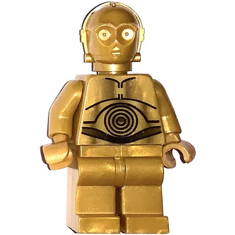 LEGO Star Wars C-3PO Minifigure Pearl Gold with Pearl Gold Hands 8092
