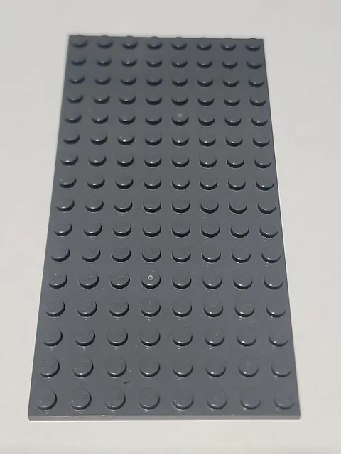 LEGO Plate Dark Bluish Gray ● 8 X 16 ● # 92438 ● QTY 1