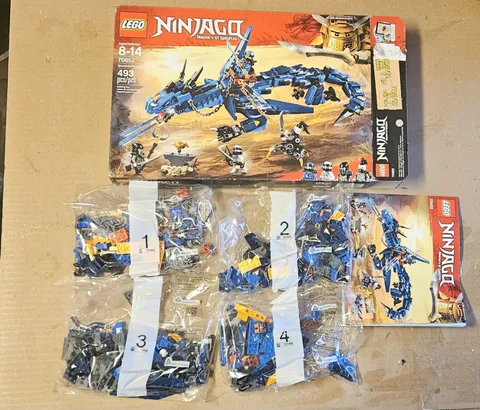 LEGO NINJAGO: Stormbringer (70652), Sealed Lego Parts Bags, Open Box