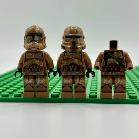 Lot Of 3 LEGO Star Wars Geonosis Clone Trooper Minifigure SW0606