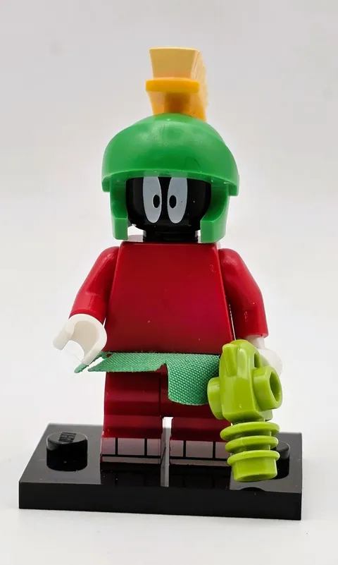 LEGO Looney Tunes Marvin the Martian Minifigure 71030 Ray Gun Stand