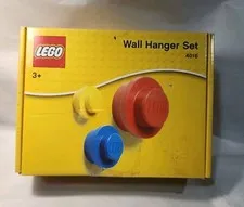 Lego 4016 Wall Hanger 3 Piece Set Decorative Home Accessories Blue Red Yellow