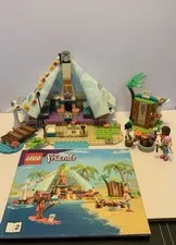 Lego Friends 41700 Beach Glamping-Incomplete. No Box. Read Description