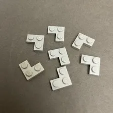Lego 2420 Light Gray Replacement Parts Pieces Lot of 7