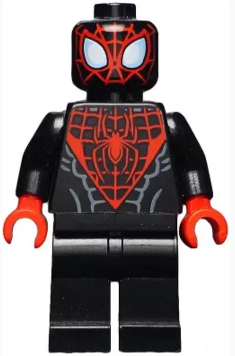LEGO MINIFIGURE SUPER HERO MILES MORALES DAMAGED SH0190!!