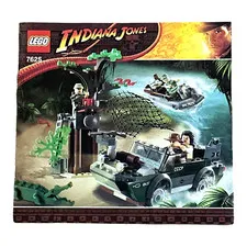 LEGO Indiana Jones 7625 River Chase Instruction Manual ONLY