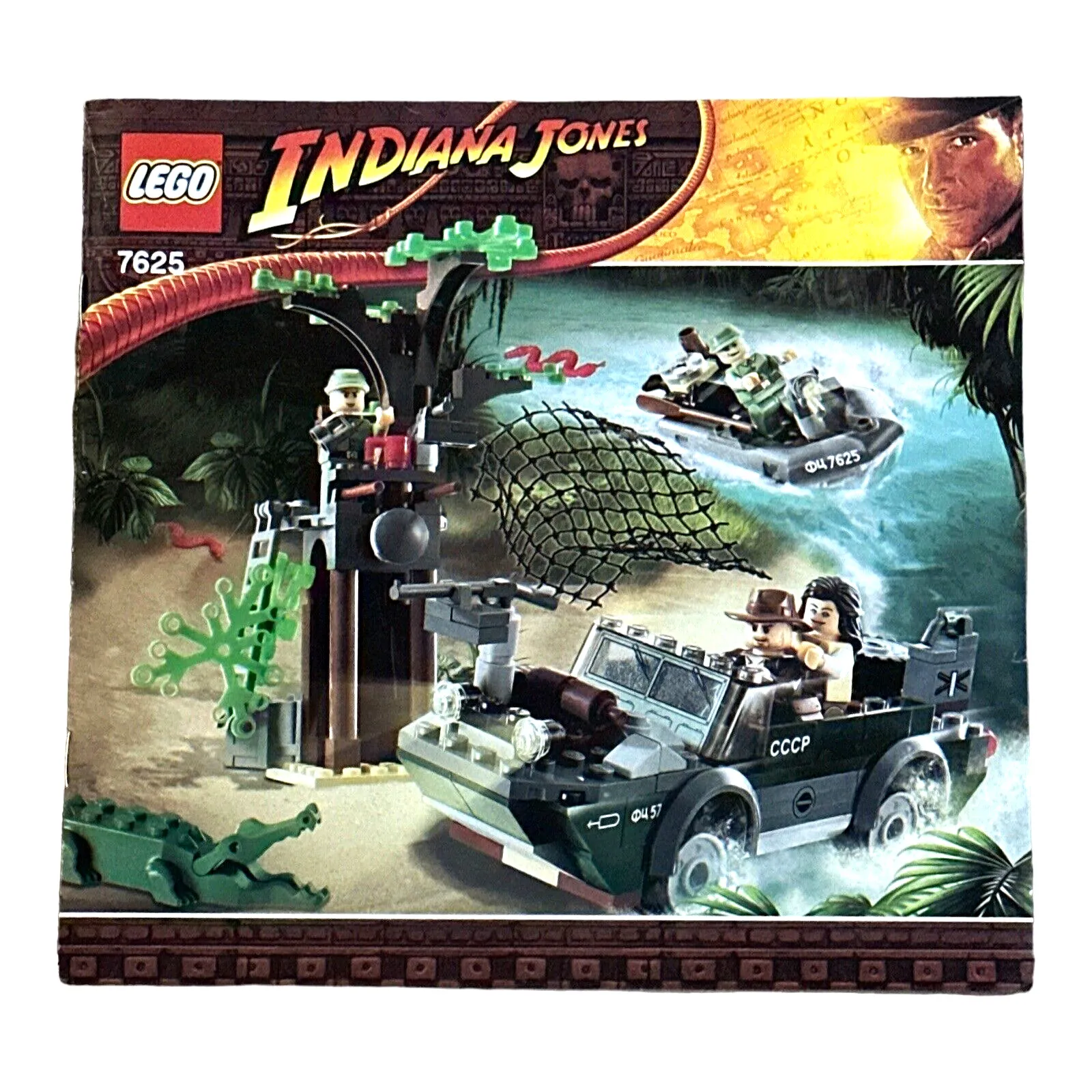 LEGO Indiana Jones 7625 River Chase Instruction Manual ONLY