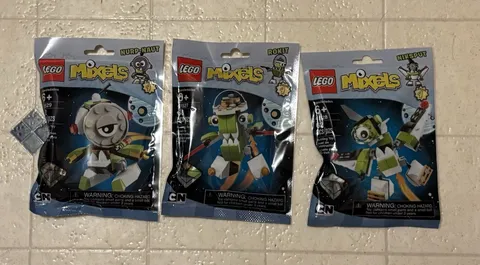 LEGO Mixels Series 4 - 41527 Rokit, 41528 Niksput & 41529 Nurp-Naut Brand New