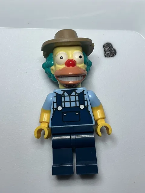 LEGO Simpsons Krusty Burger FARMER KRUSTY THE CLOWN Minifigure 10352 New & RPKG
