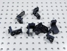 LEGO Lot of 8 Black 1x1-1x2 Brackets BF