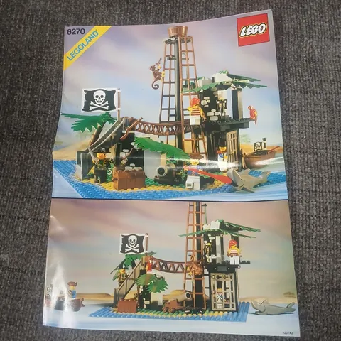 Lego Forbidden Island PIRATES Vtg Instruction Assembly Retired Manual ONLY 6270