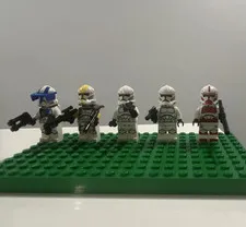LEGO Star Wars Clone Trooper Minifigure Lot of 5 - NO CRACKS - DM w/ Offer