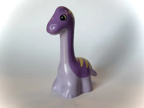 Lego Duplo Lavender Baby Dinosaur Diplodocus Prehistoric Animal Zoo 37062
