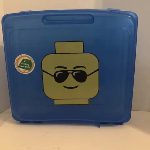 Lego Storage Case Cool Head Blue Carry On Container 2002