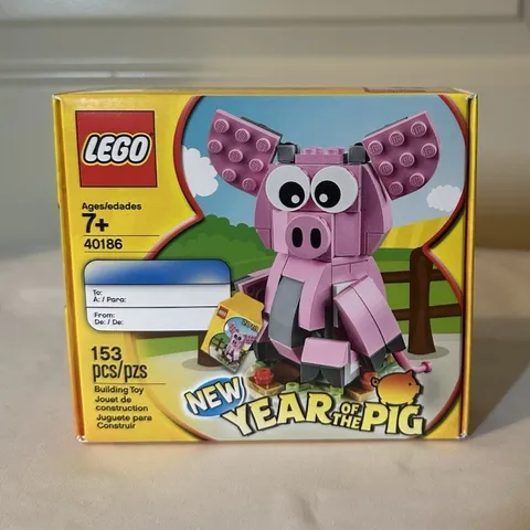 LEGO Year of the Pig 40186 153pc 7+ Seasonal Promotional Limited Edition