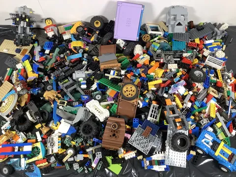 LEGO BULK LOT 10 LBS MIXED BRICKS PARTS PIECES ASSORTED COLORS & SHAPES GENUINE