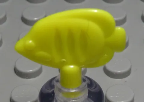 Lego Figure Accessories Fish Neon Yellow